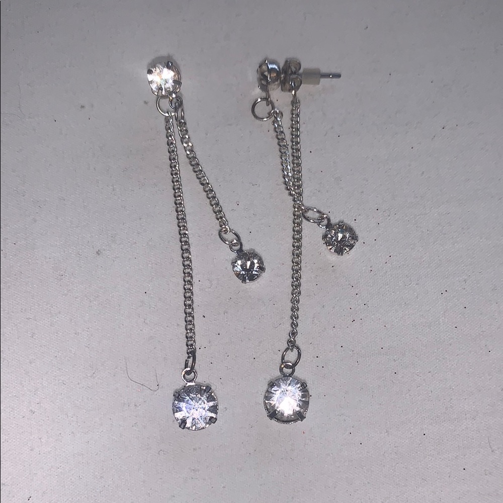 Elegant Silver Drop Earrings